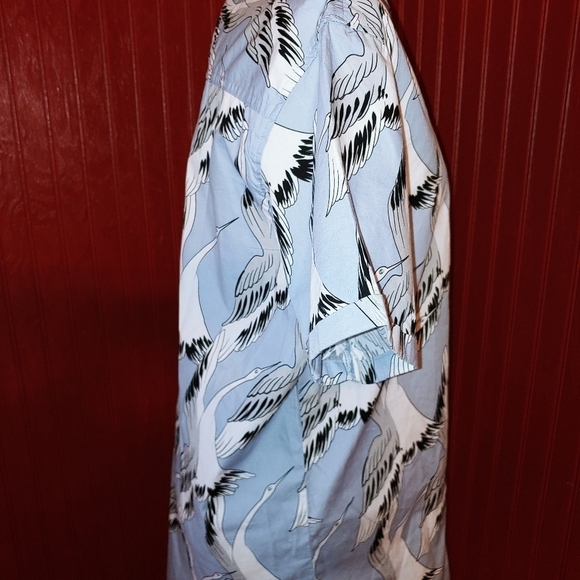 NWT Cuidado con el Perro Bird Crane Shirt L - Picture 3 of 8